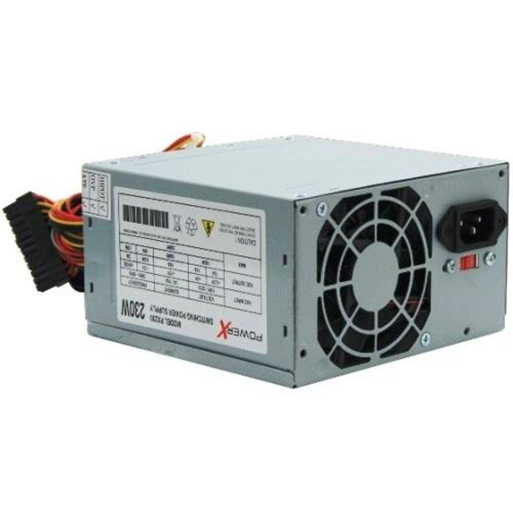 Fonte ATX 230W real 24P/2Sata C/ Cb Força Bivolt com Chave Seletora - PowerX