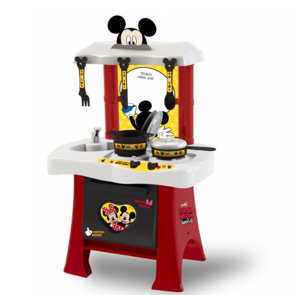 Brinquedo Cozinha Infantil Com Fogão Mickey Disney e Vários Acessórios Xalingo - 1935.4