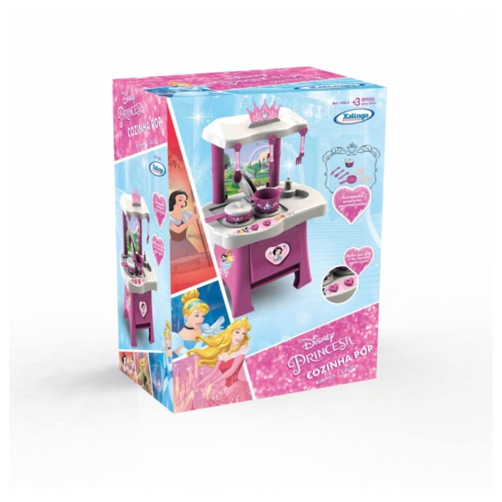 Brinquedo Infantil Cozinha Pop Princesas Disney Xalingo - 1934.3