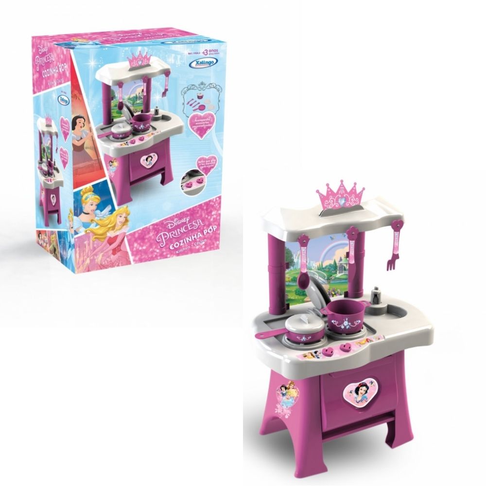 Brinquedo Infantil Cozinha Pop Princesas Disney Xalingo - 1934.3