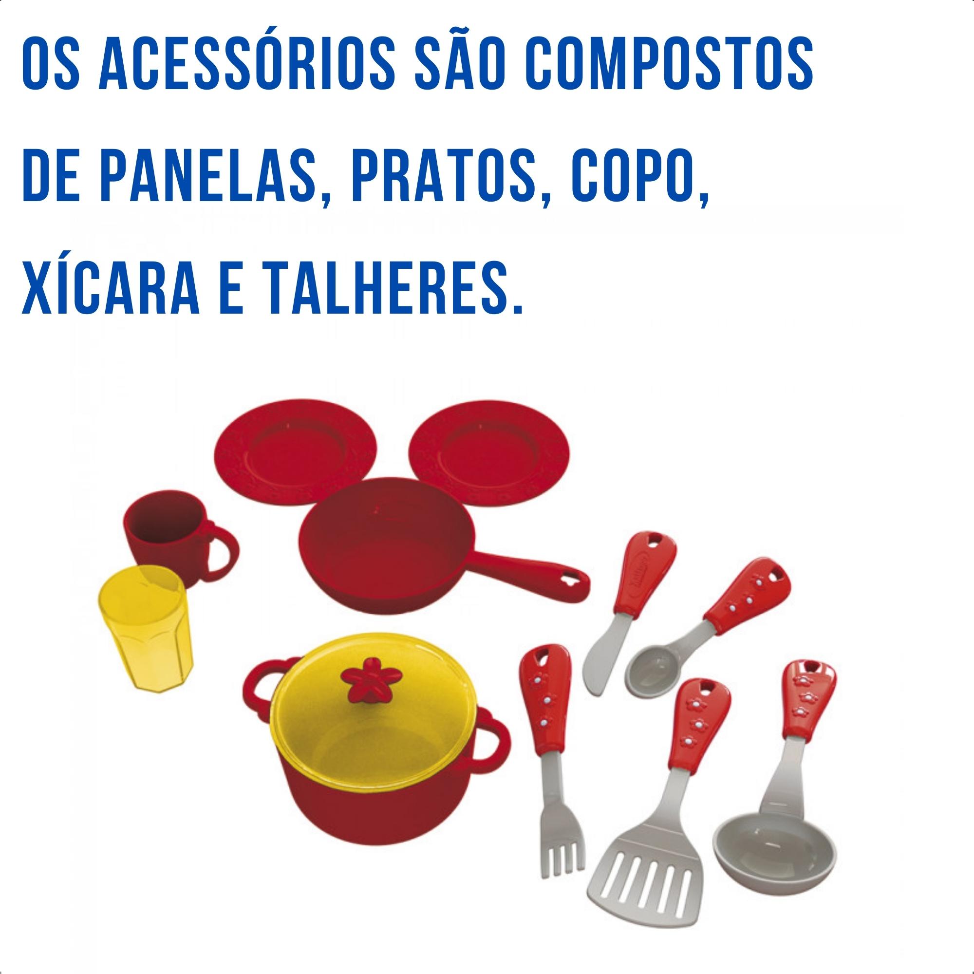 Cozinha Infantil Fantástica Mickey e Minnie Disney Xalingo - 1944.3