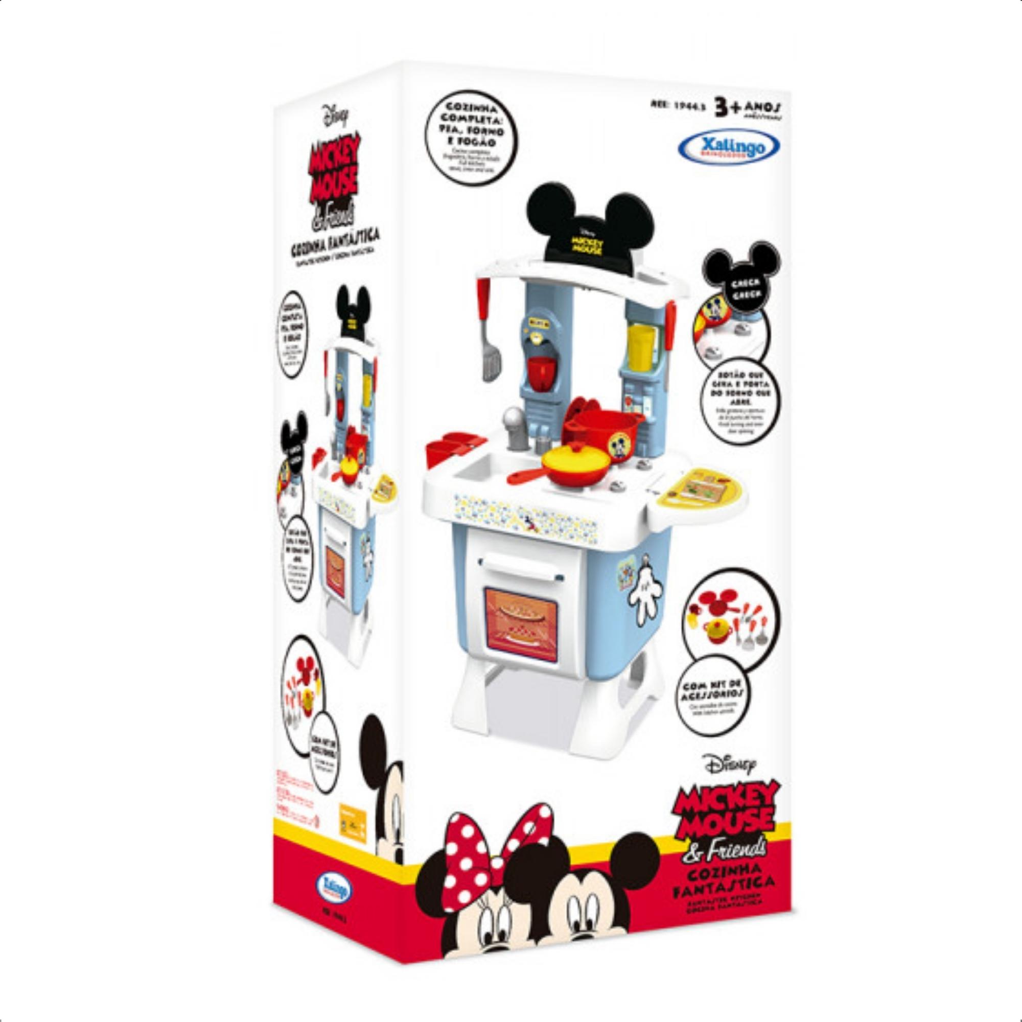 Cozinha Infantil Fantástica Mickey e Minnie Disney Xalingo - 1944.3