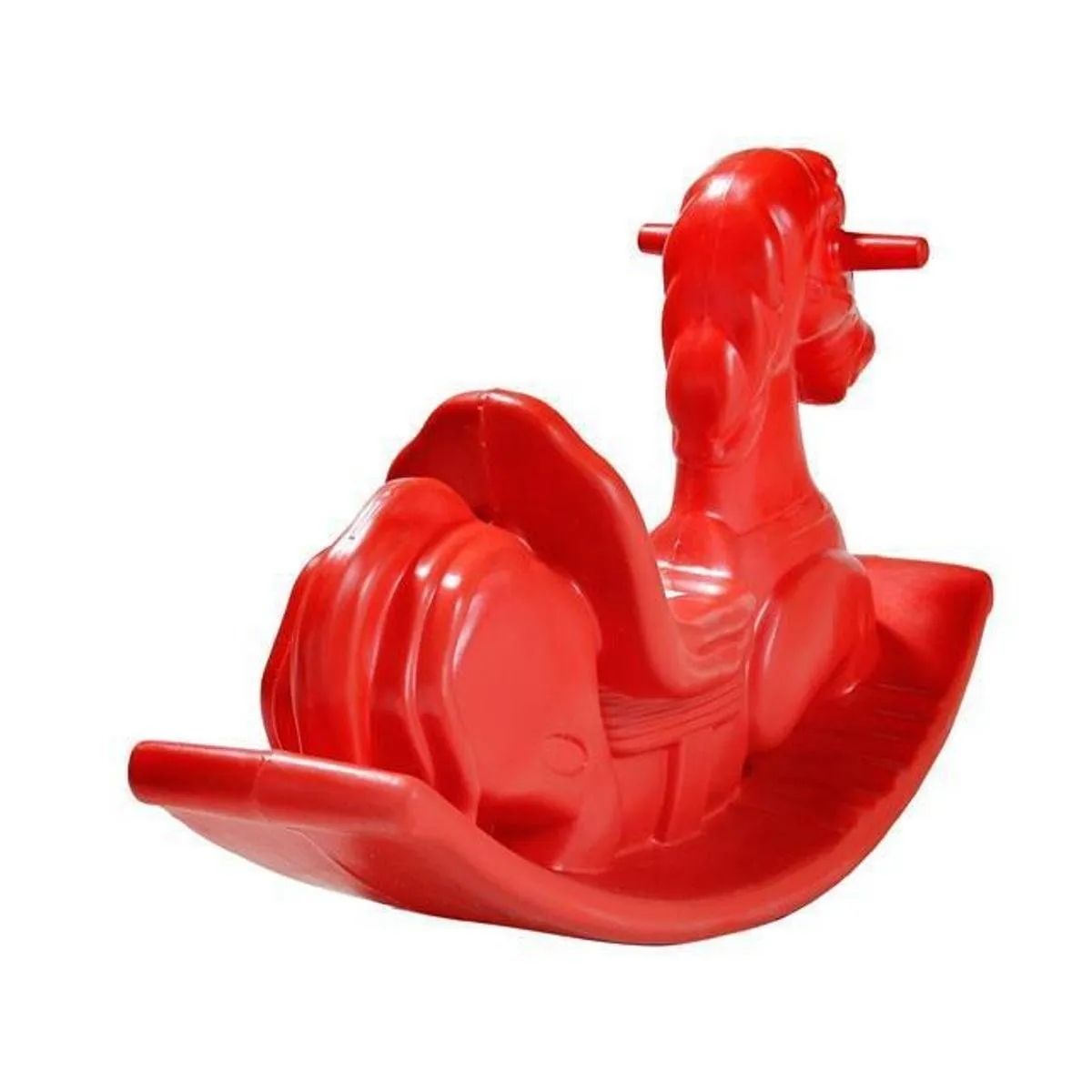 Brinquedo Gangorra Infantil Anda Cavalinho Vermelho com Som Xalingo - 0937.6