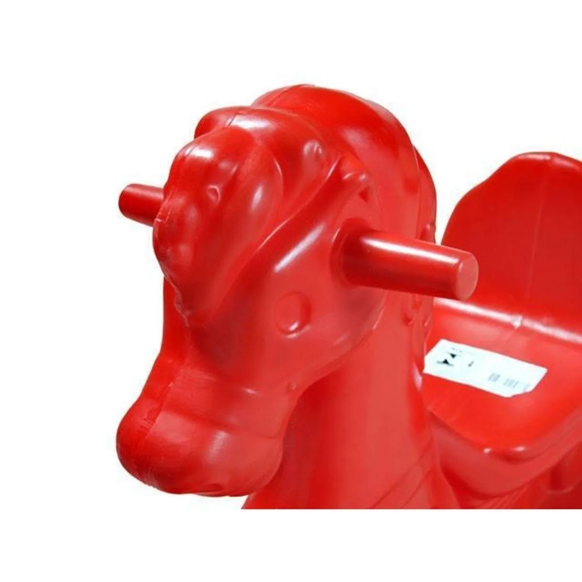 Brinquedo Gangorra Infantil Anda Cavalinho Vermelho com Som Xalingo - 0937.6