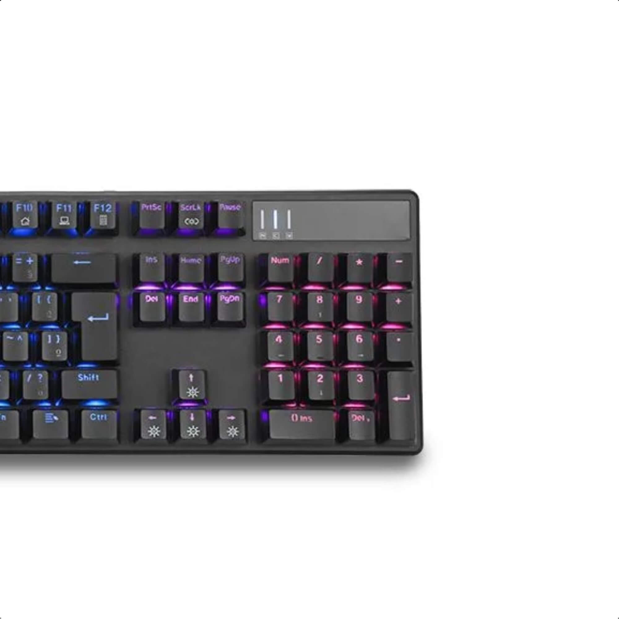 Teclado Mecânico Gamer Dazz Preto Cybertronic RGB Switch Content Blue PT - 625280