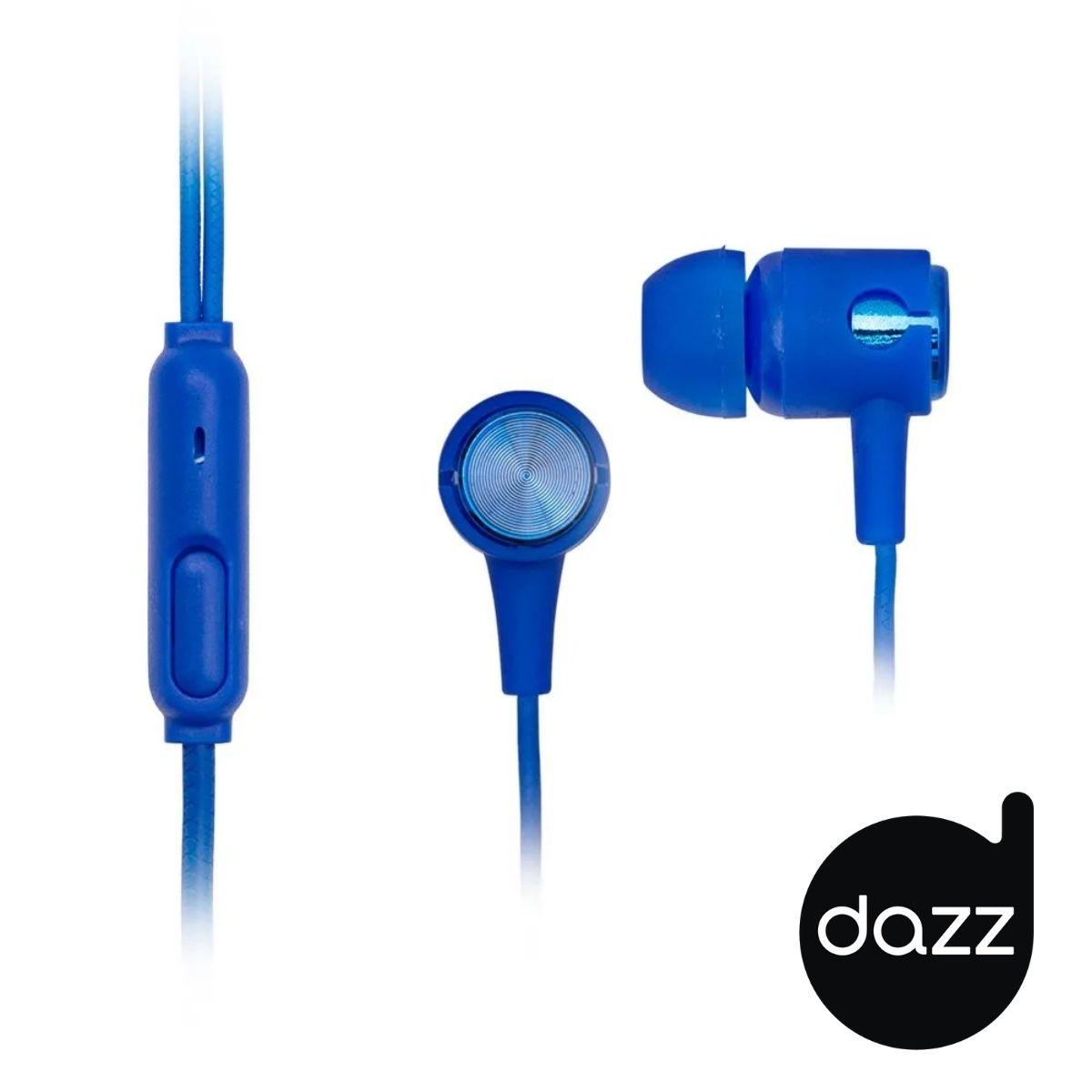 Fone de Ouvido Earphone Innexsound Pro P3 Com Fio e Microfone Integrado Dazz Azul - 6014371