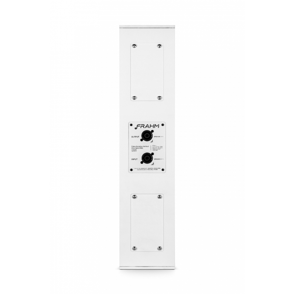 Caixa de Som Acústica Vertical 120W FCV-120.6 PRO 8 OHMS Branca Frahm - 31952