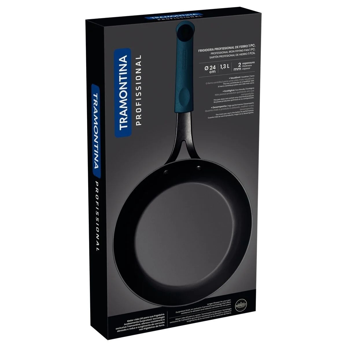 Frigideira Profissional em Ferro 24cm 1,3L Tramontina - 20766024