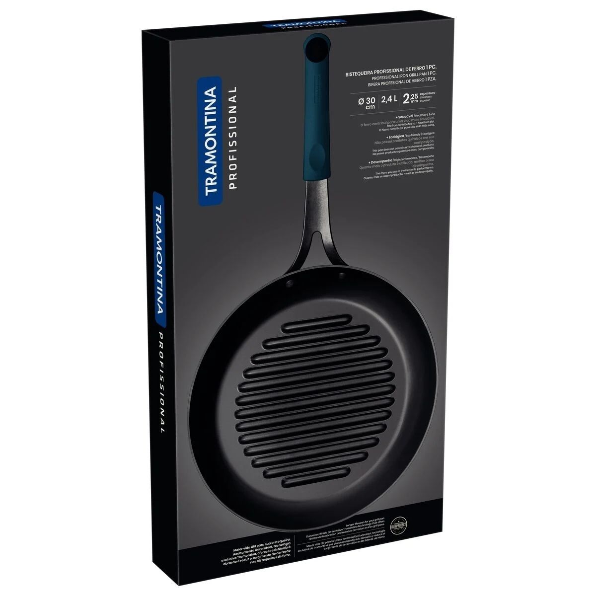 Frigideira Bistequeira Tramontina Profissional em Ferro 30cm 2,4L - 20767030