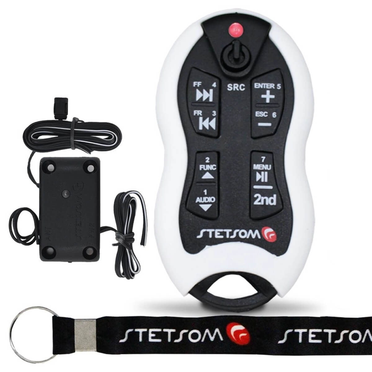 Controle Longa Distância SX-2 16 Funções 500 Metros Alcance Branco Stetsom - 20253-0