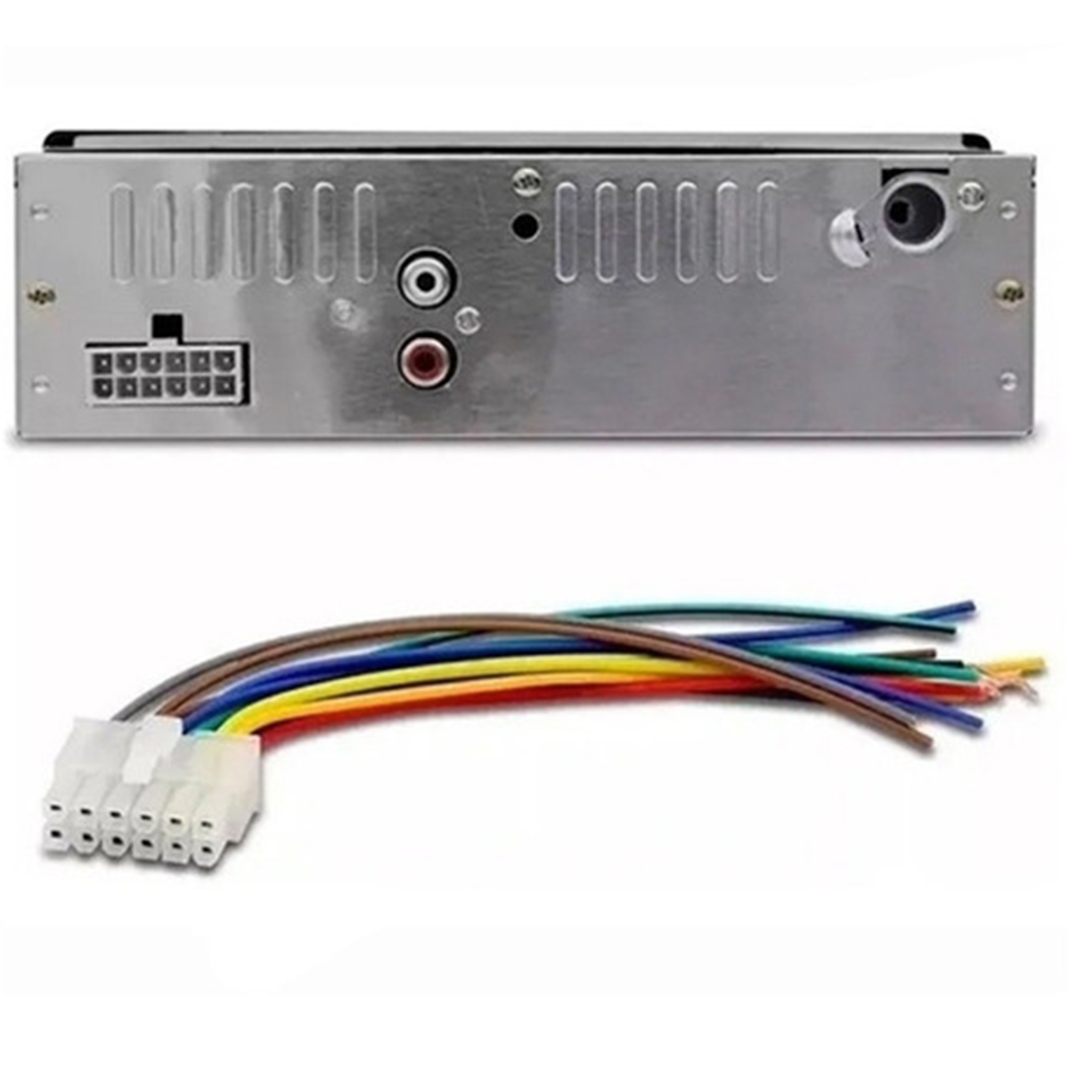 COMP Kit Som Automotivo MP3 BT 6630 Controle First Option - M-6630BN + Par de falantes 6x9 Bravox B3X60X + B4X69X