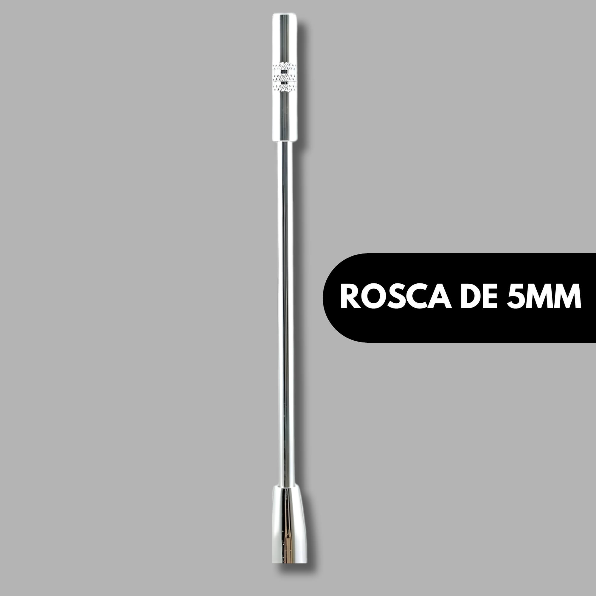 Haste Antena Original Curta Cromada Rosca 5mm Olimpus - OL31200004