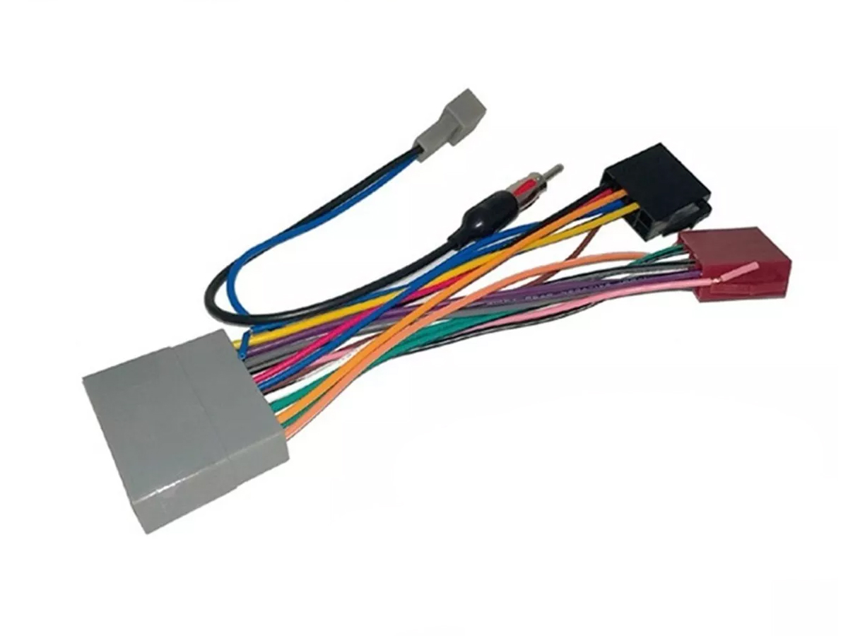 COMP Kit Multimídia Honda Fit 2004 a 2008 Evolve 7 pol Android 9 GP349 + Moldura + Câmera + Chicotes + Falantes 6 pol