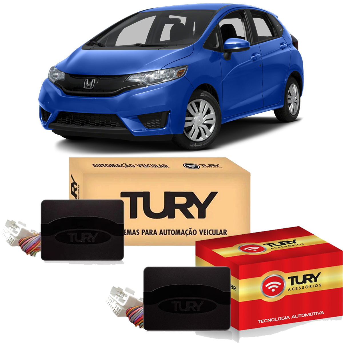 COMP Kit Modulo de vidro + Módulo de retrovisor Honda Fit 2018 em diante WR-V 2019 em diante PRO4.20LONGT + PARK2.4DE
