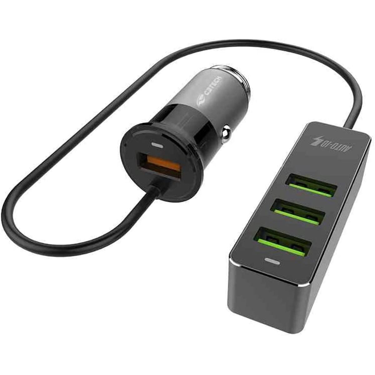 Carregador Veicular para Celular 4 USB 3.4A UCV-Q430BK Preto - C3Tech