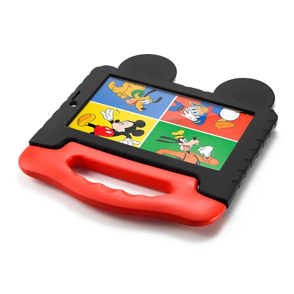 COMP Kit Tablet Multilaser Mickey Mouse Plus Wi Fi Tela 7" 16GB Quad Core NB314 + Caixa de Som BT Portátil Bomber