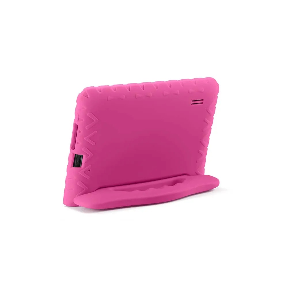COMP Kit Tablet Kid Pad Lite Multilaser 7 Pol. 8GB Quad Core Android 8.1 Rosa + Caixa de Som Bluetooth Portátil Bomber