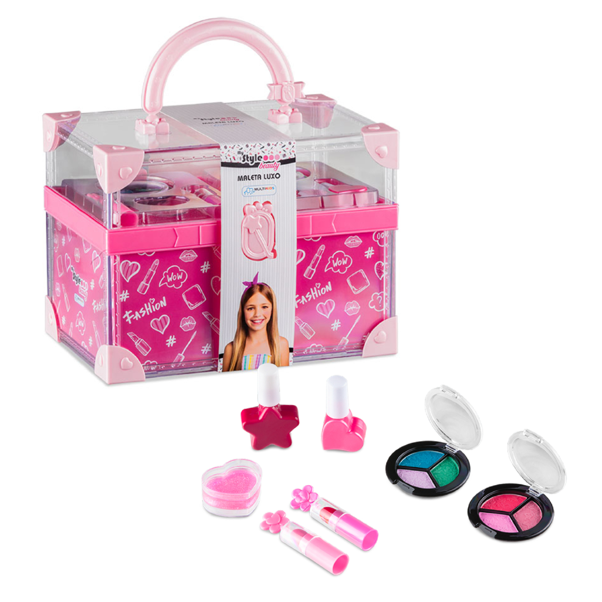 Maleta Maquiagem Infantil My Style Beauty Multikids - BR1335