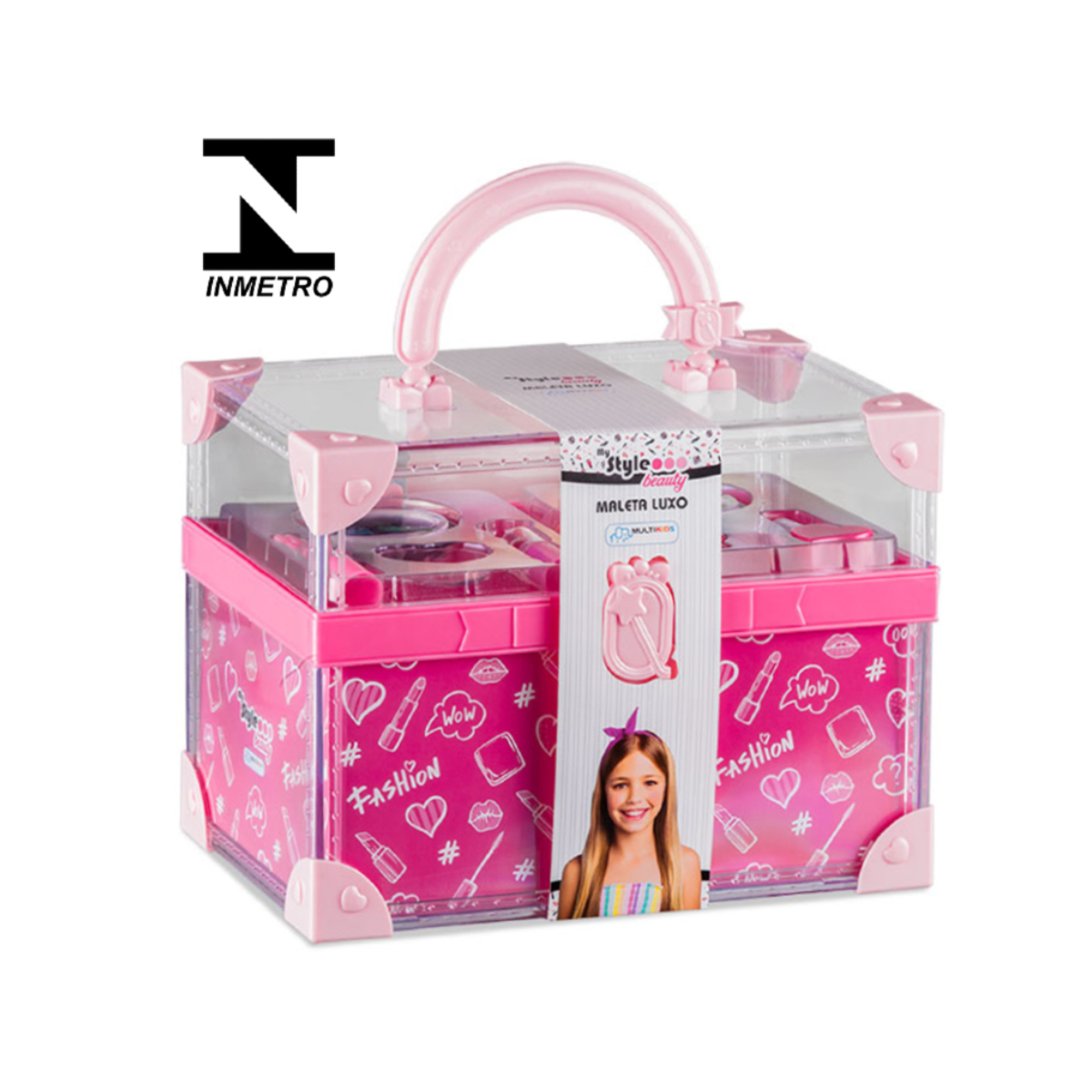 Maleta Maquiagem Infantil My Style Beauty Multikids - BR1335