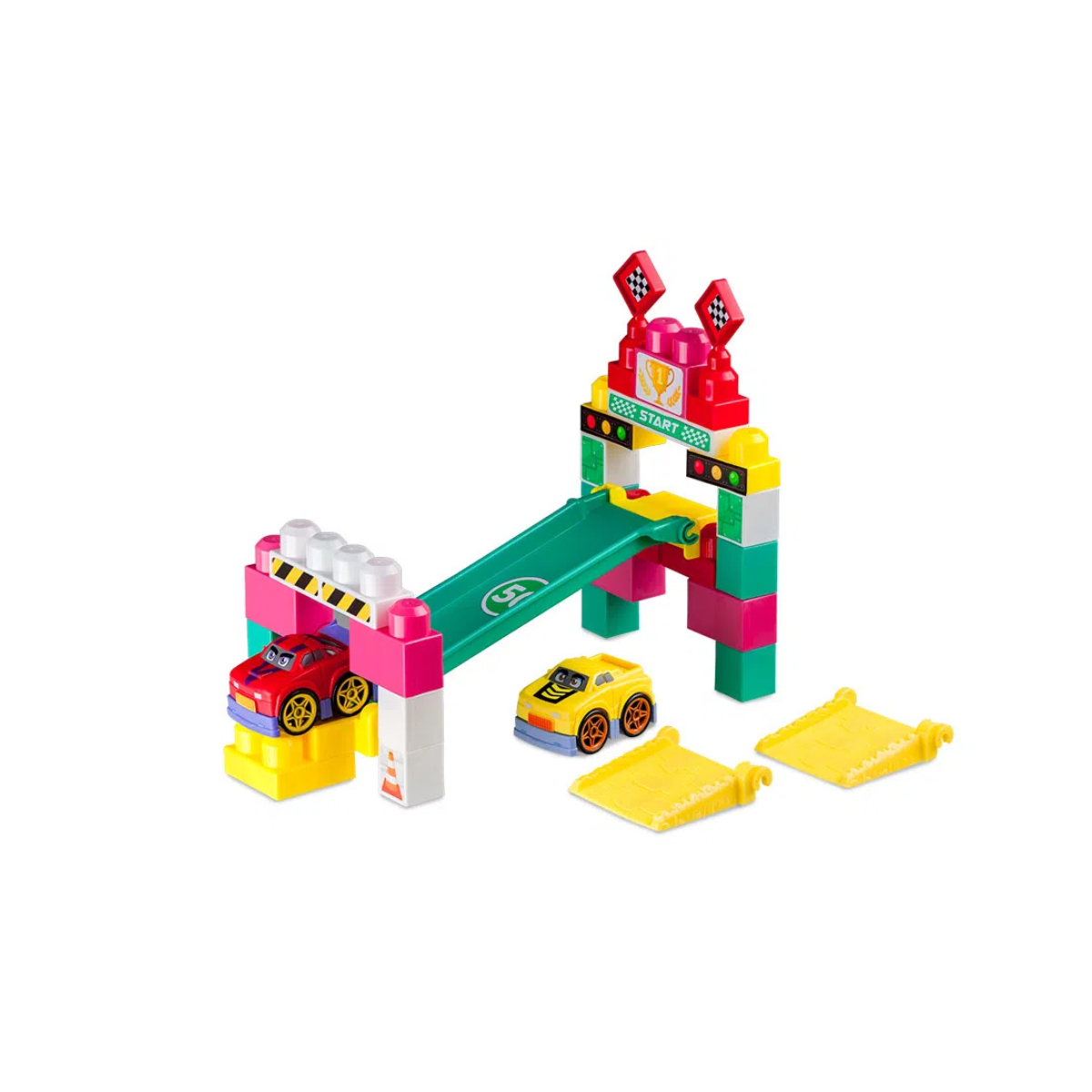 Brinquedo de Montar Cubic Jr Blocos City Car 35pcs Multikids - BR1396