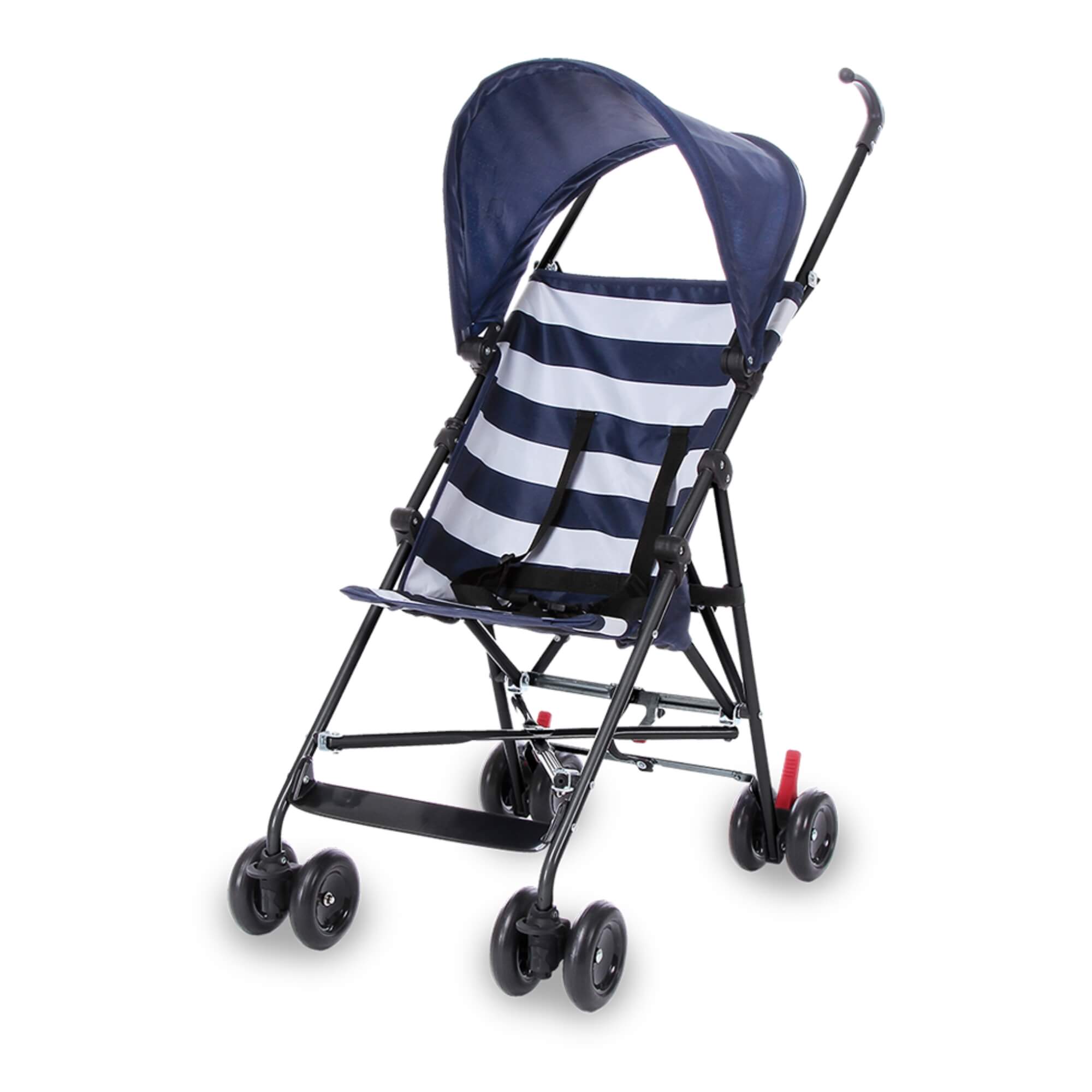 Carrinho de Bebê Guarda-Chuva Baby Navy Capota Retrátil e Removível até 15kg Azul Multikids - BB557