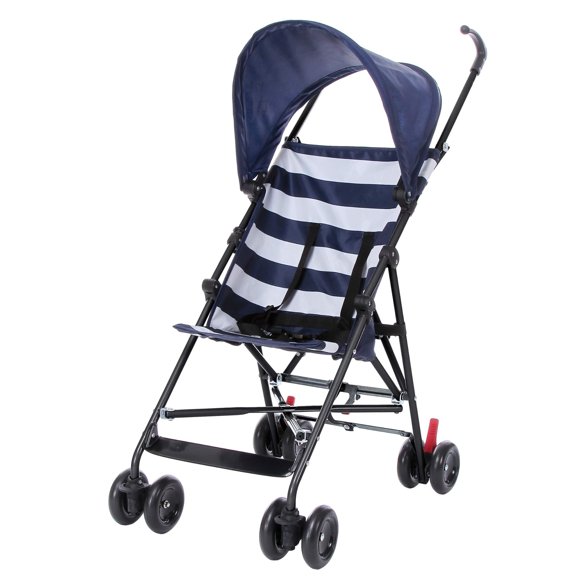 Carrinho de Bebê Guarda-Chuva Baby Navy Capota Retrátil e Removível até 15kg Azul Multikids - BB557