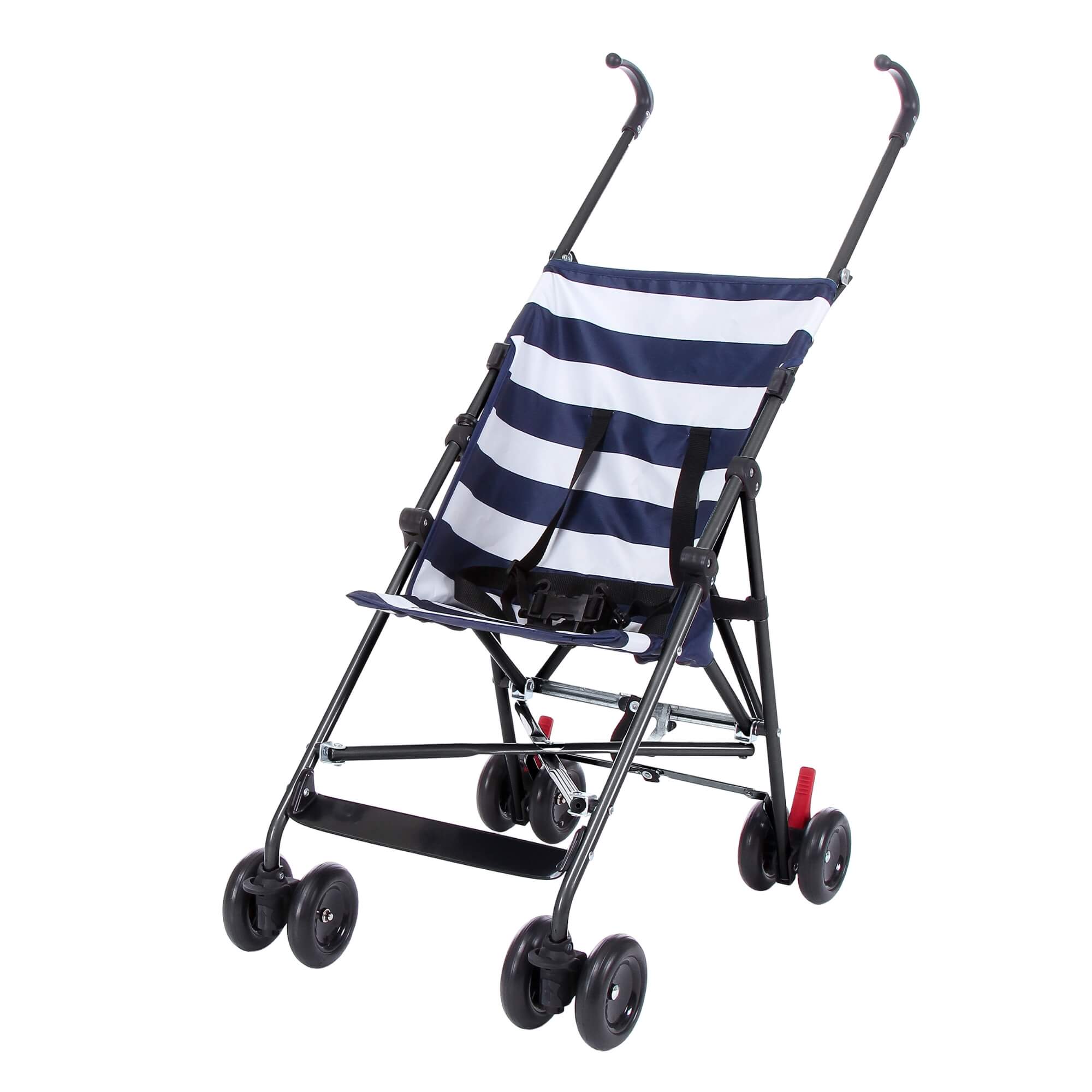 Carrinho de Bebê Guarda-Chuva Baby Navy Capota Retrátil e Removível até 15kg Azul Multikids - BB557