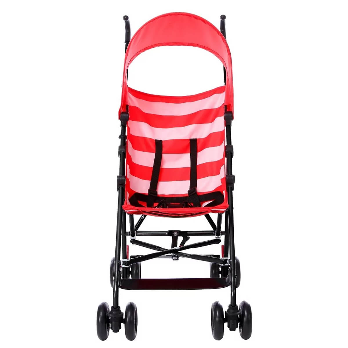 Carrinho De Bebê Guarda-Chuva Baby Navy Até 15 Kg Capota Retrátil Vermelho Multikids - BB558