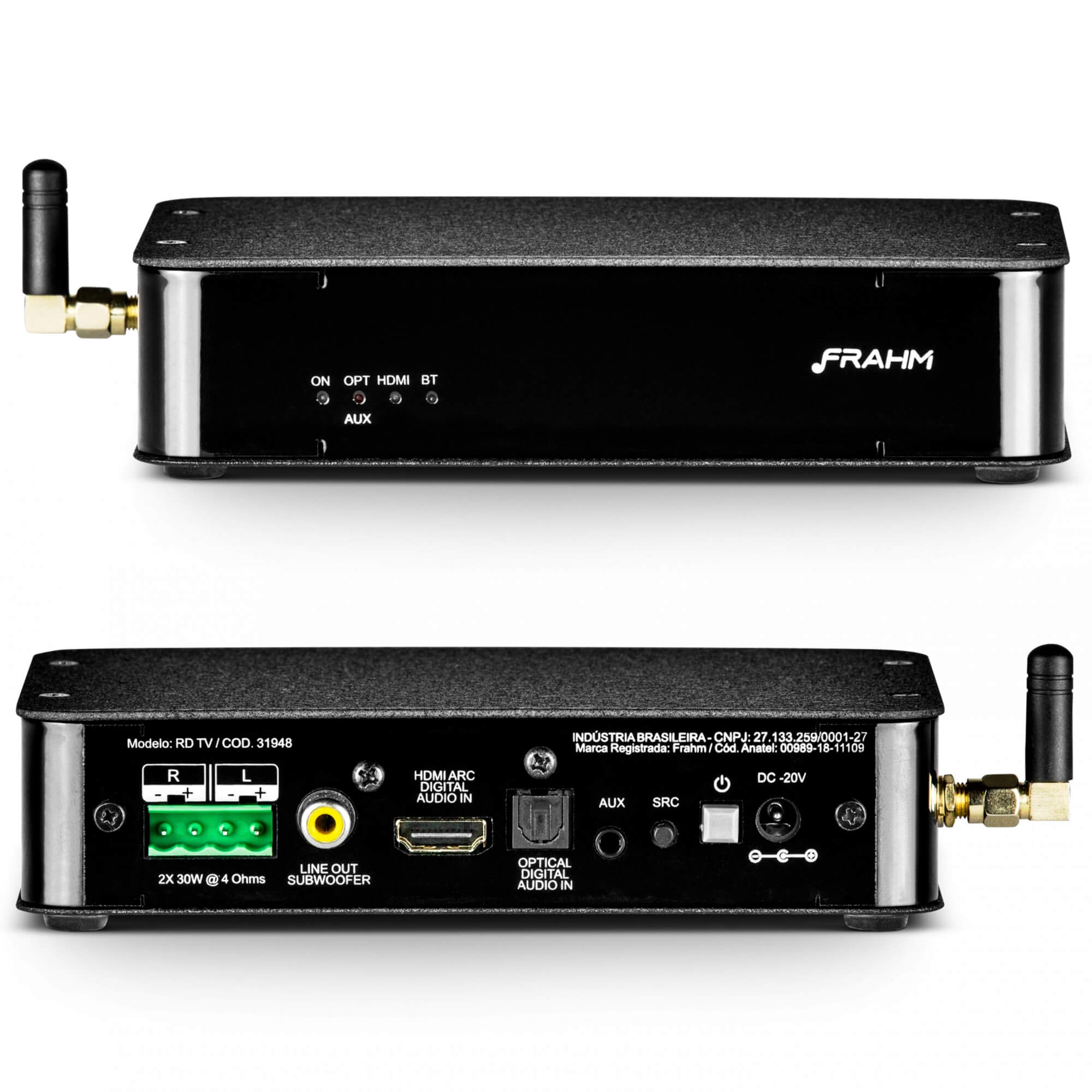 Amplificador para Som Ambiente RD HDMI TV Amplifier Frahm - 31948