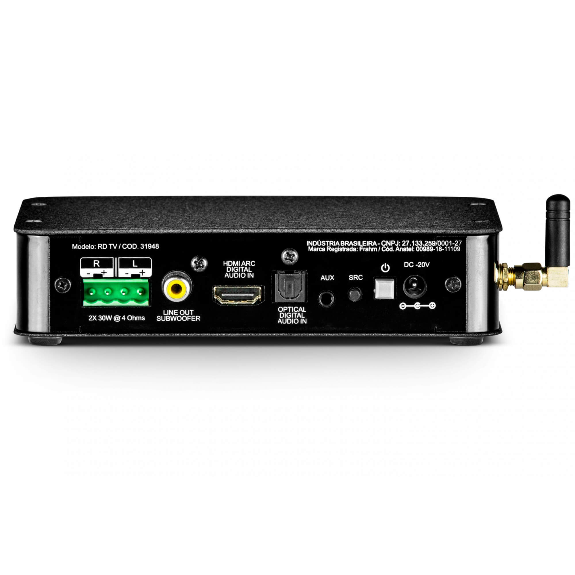 Amplificador para Som Ambiente RD HDMI TV Amplifier Frahm - 31948