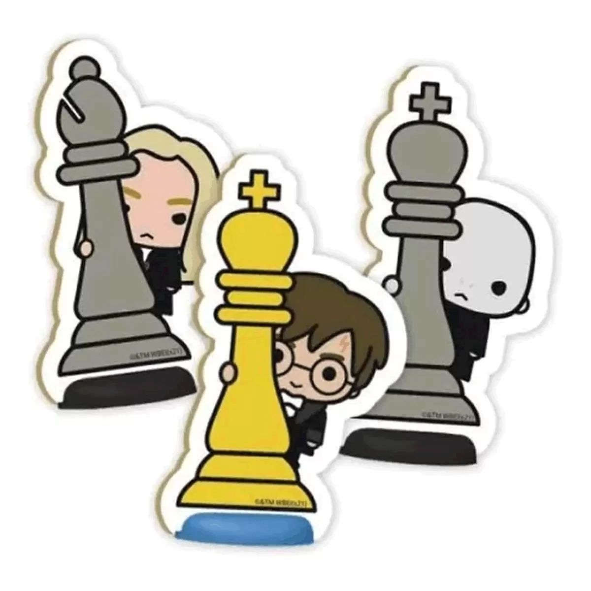 Jogo  Xadrez e Damas Harry Potter em Madeira/Plástico Xalingo - 5373.2
