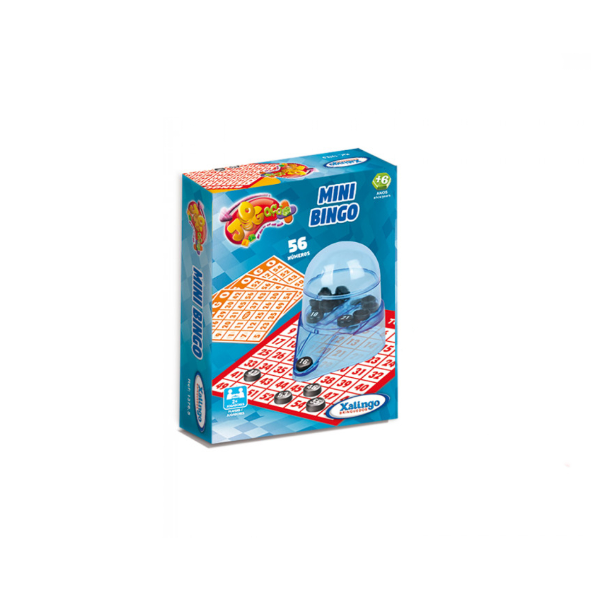 Brinquedo Jogo Mini Bingo 56 números Xalingo - 1376.5