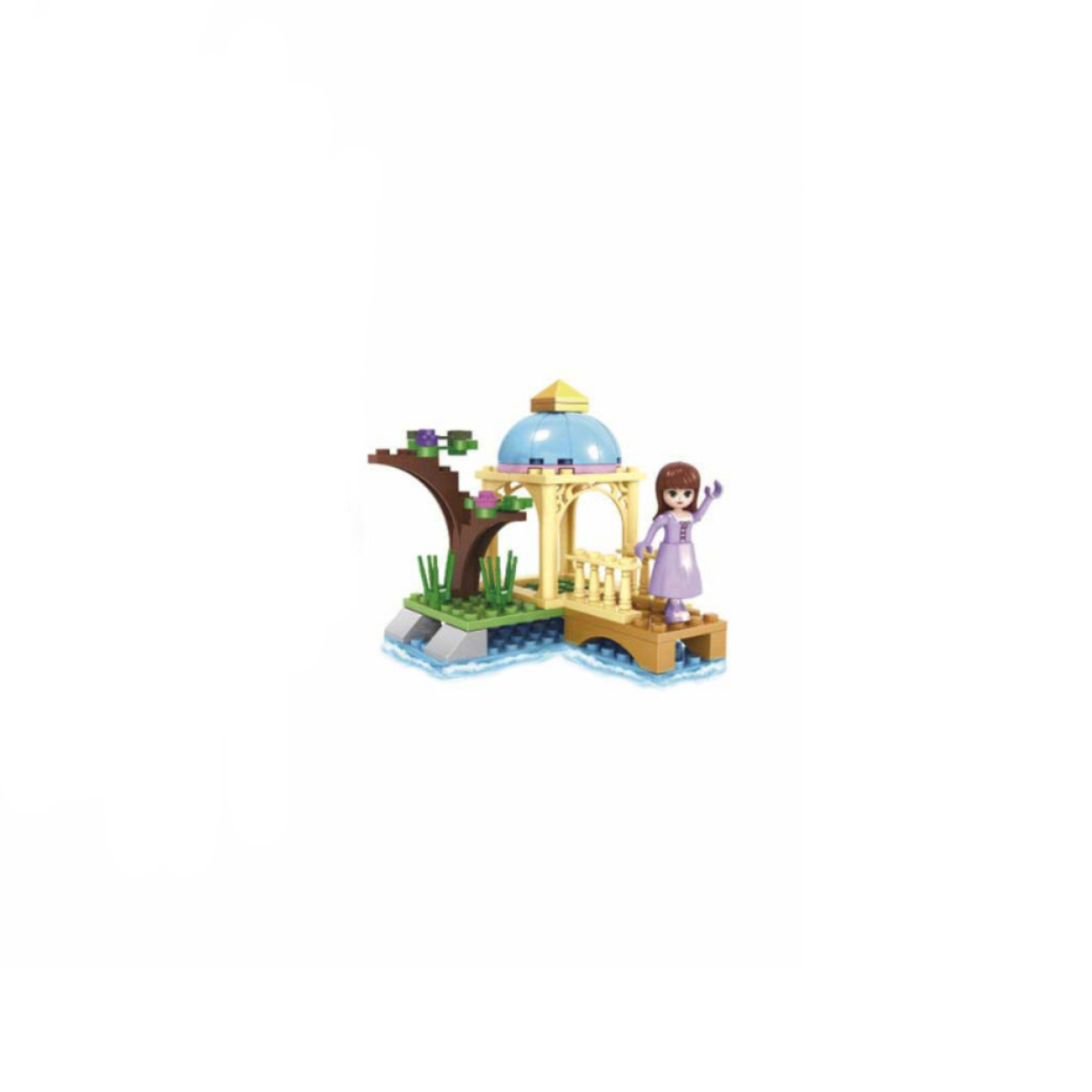 Brinquedo de Montar  Reino Cor de Rosa Ilha da Princesa 44 Peças Xalingo - 2710.9