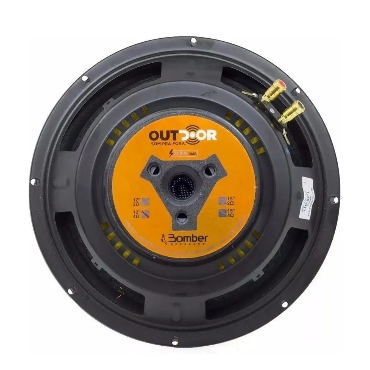 Subwoofer 12 Polegadas Outdoor 500W RMS 2 Ohms Bomber - 1.20.010