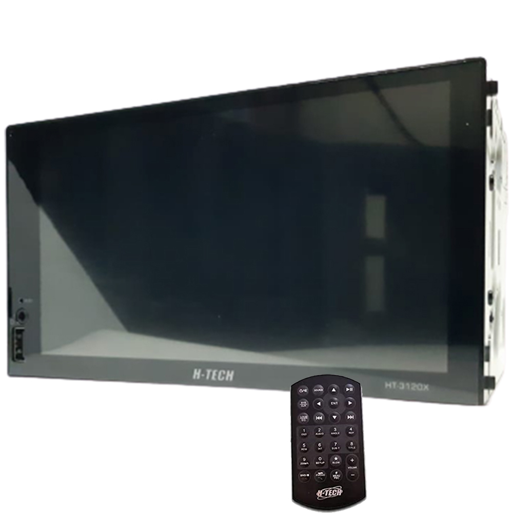 COMP Kit Central Multimídia Etios 2018 a 2021 MP5 2 Din 7 pol HT-3120X + Moldura + Câmera de ré + Chicotes