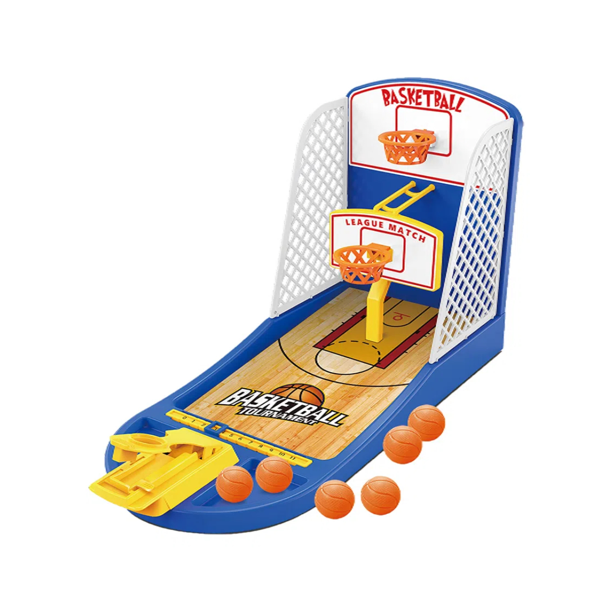 Brinquedo Jogo Basquete de Dedo Basketball Tournament Com 6 Bolinhas Multikids - BR1476