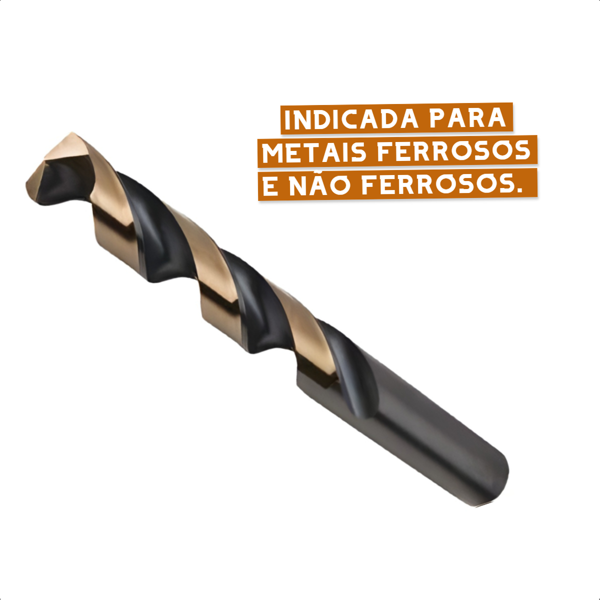 Broca de aço rápido 3,5mm DIN 338 HSS Vonder Plus - 53.57.003.500