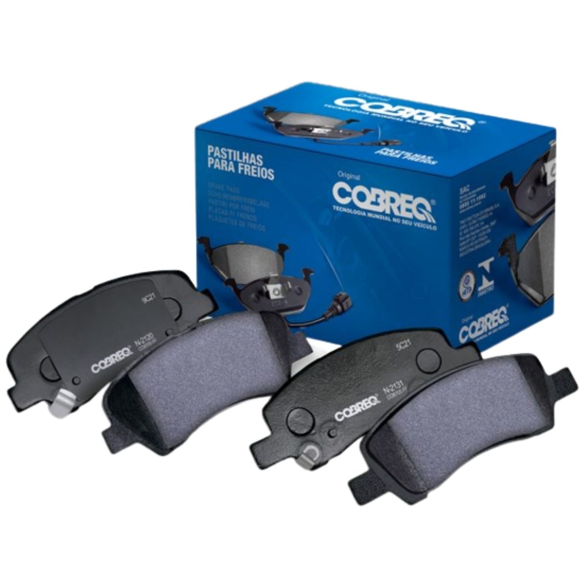 Conjunto Pastilhas de Freio HB20 2020 Cobreq - N-2131 N0021310906