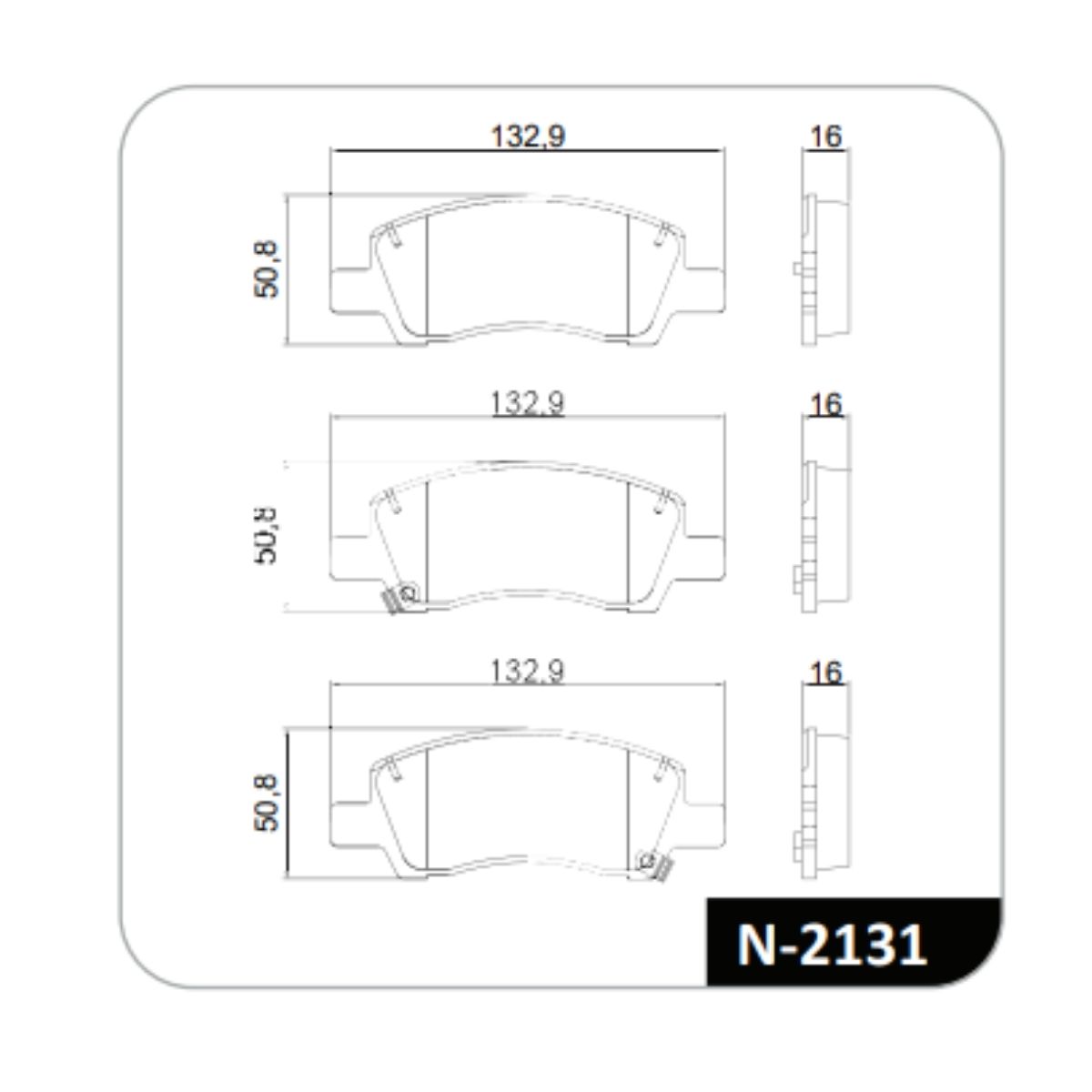 Conjunto Pastilhas de Freio HB20 2020 Cobreq - N-2131 N0021310906