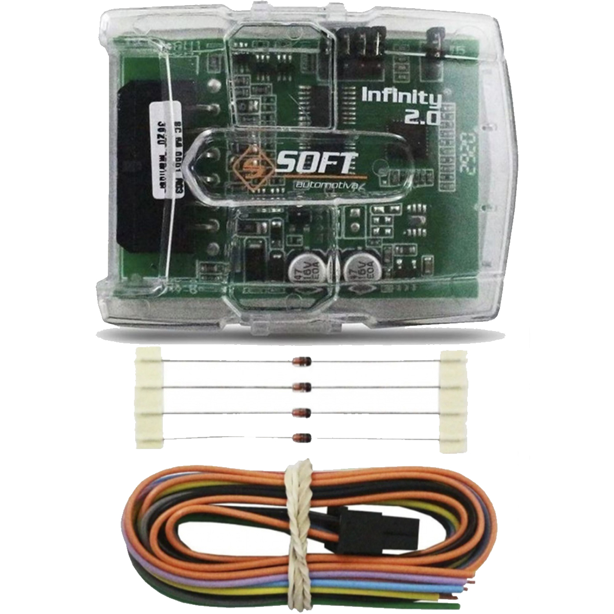 Módulo De Vidro Elétrico Universal 2 ou 4 portas com vidros e Teto Solar INFINITY 2.0 Soft - AA.56.0001