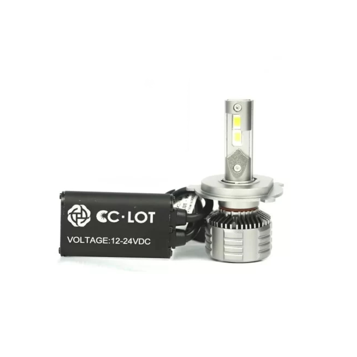 Kit Lâmpada Ultra LED CC-LOT Black Diamond H4 JR8 6000K com Canceller 9000 Lumens - YXF-F13-H4