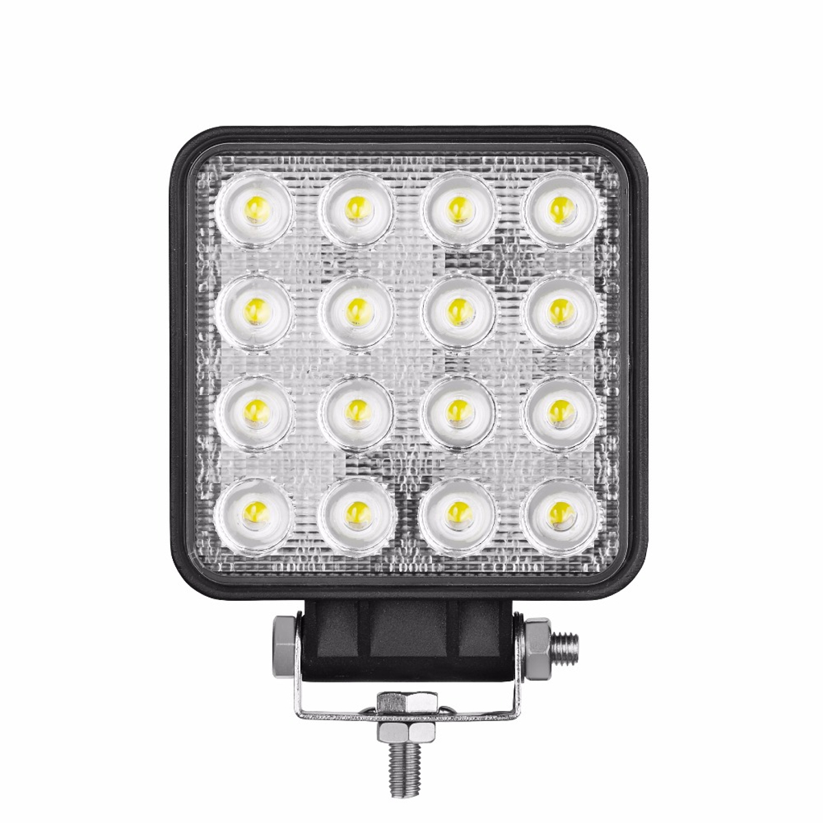 Farol Auxiliar FG01-48W R8 16 LED 6000K 10-30V Resistente à Água Alta Iluminação JR8 JH0FA48WQ16