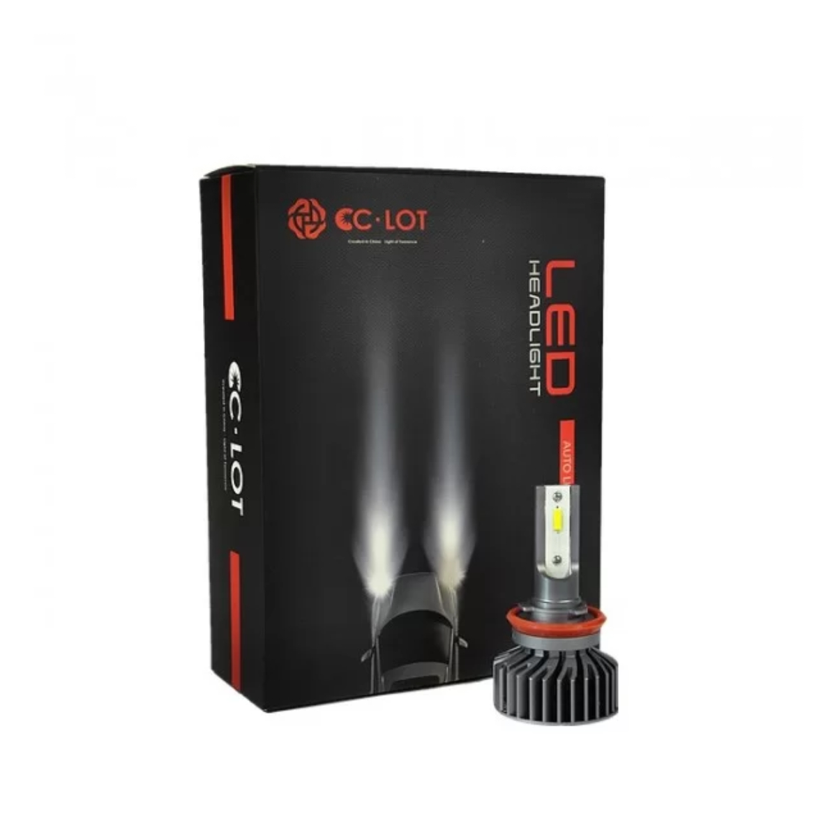 Kit Lâmpada Super LED H15 6000K com Cooler/Canceller CC-LOT JR8 - YXF-LC3-H15