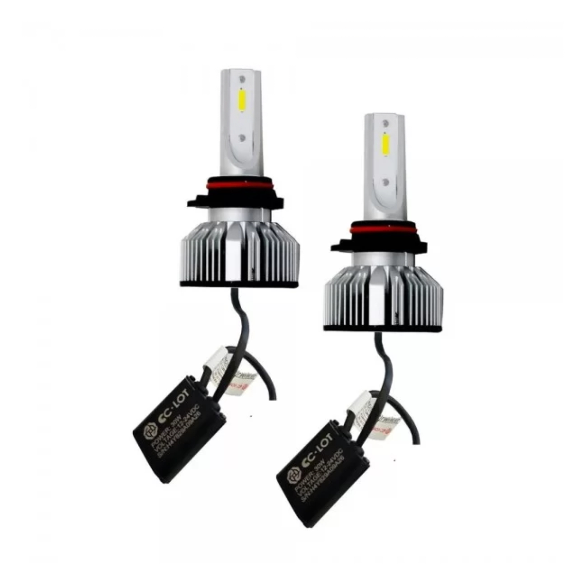 Kit Lâmpada Super LED H15 6000K com Cooler/Canceller CC-LOT JR8 - YXF-LC3-H15