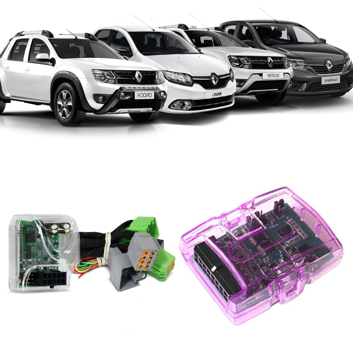 Módulo Vidro Elétrico Renault Duster/Oroch/Sandero/Logan 2015 Infinity 2.0 e 4.0 Soft-AA.56.0011