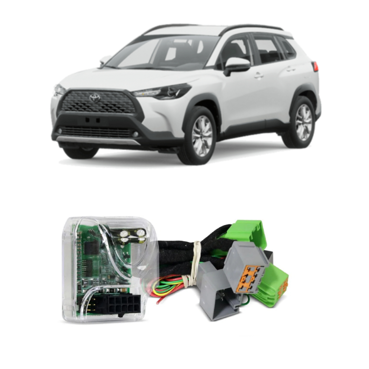 Módulo Vidro Elétrico p/ Toyota Corolla/Corolla Cross 2020 Infinity 2.0/4VI Soft - AA.56.0007