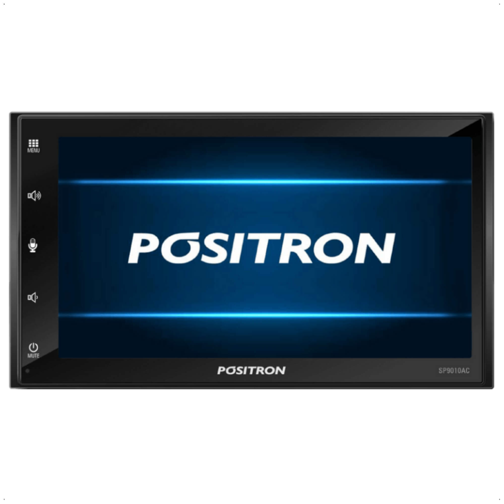 Central Multimídia 2 DIN Tela Capacitiva SP9010AC Bluetooth CarPlay e Android Positron 013076000