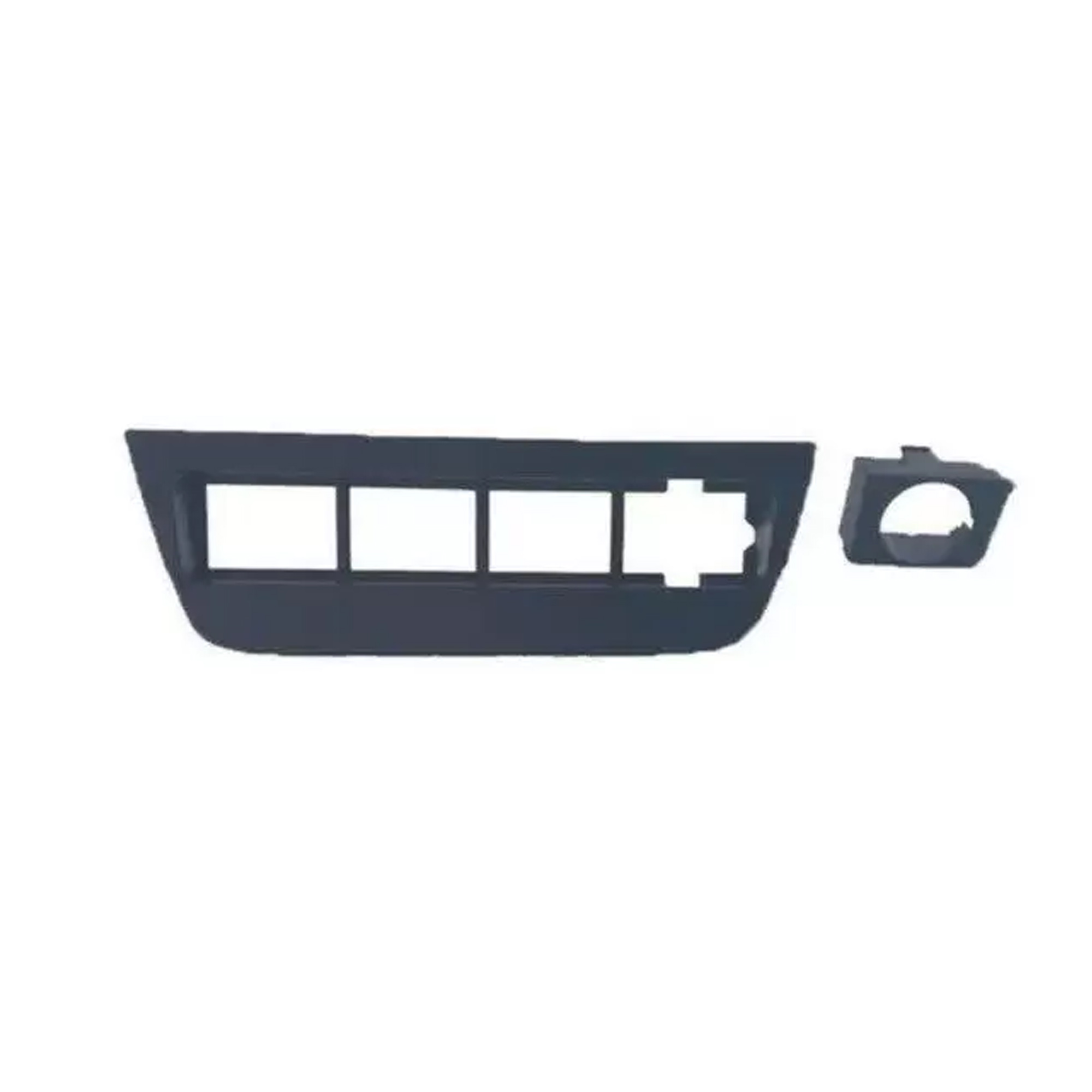 Moldura 2 Din Gol/ Voyage/ Saveiro Cross/Tropper G5 Cinza JP/CH Com Botão Expex - EPX VW-558