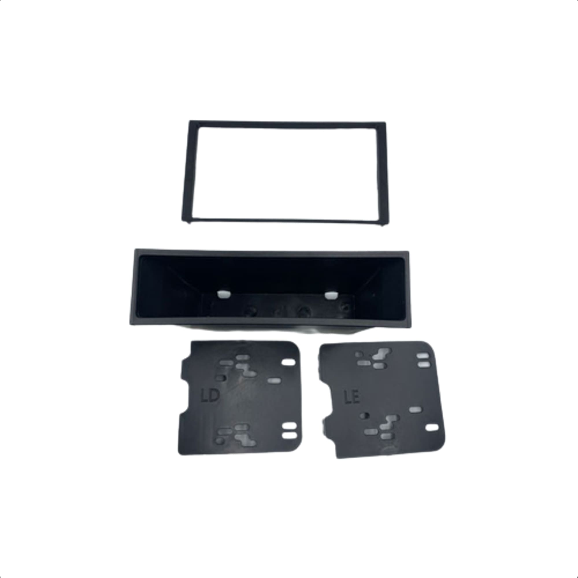 Moldura 1/2 Din Padrão Japonês Sportage 1995 - 2003 Preto JP Expex - EPX KI-561