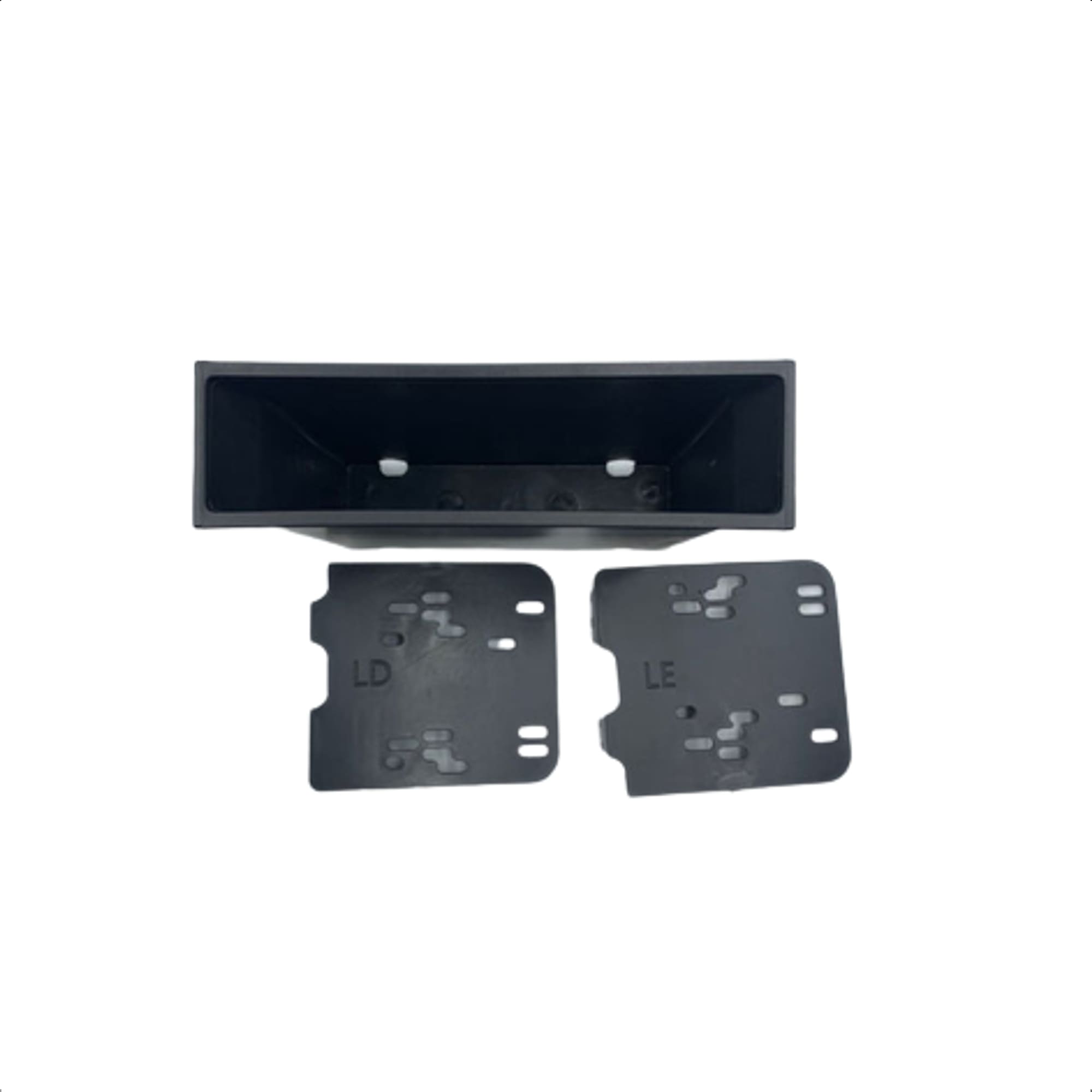 Moldura 1/2 Din Padrão Japonês Sportage 1995 - 2003 Preto JP Expex - EPX KI-561